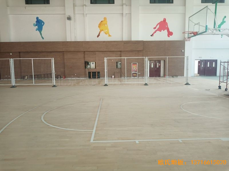 新疆和田昆玉市文化馆体育地板施工案例