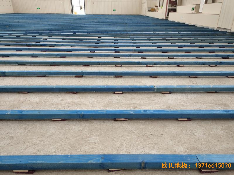 江西吉水县城南第二小学运动地板铺装案例