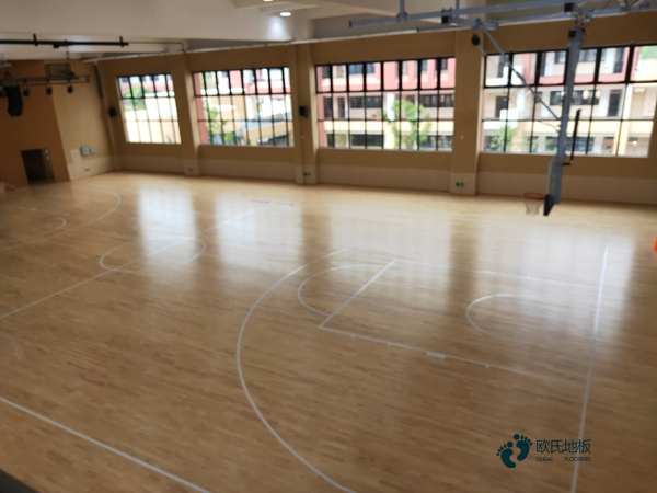 学校运动篮球地板施工工艺