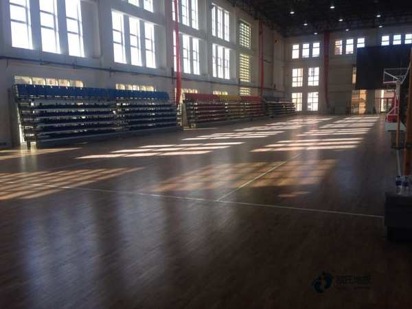学校篮球场木地板冲击测试