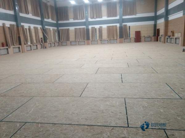 学校篮球场馆木地板翻新