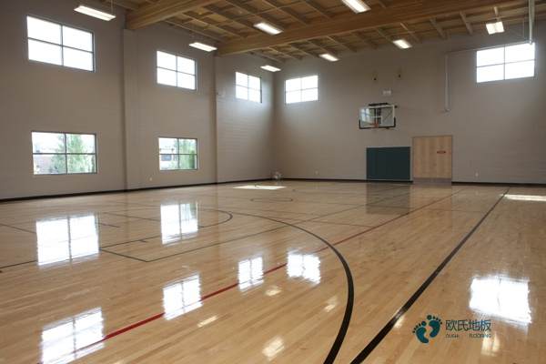 学校篮球场馆木地板翻新
