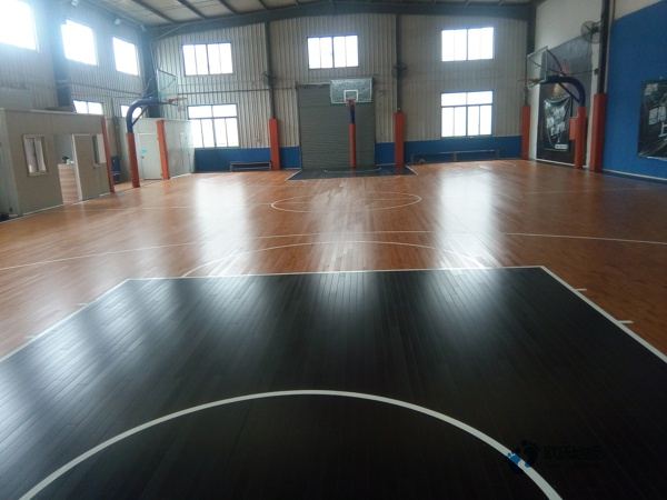 学校篮球地板多厚