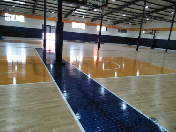 单龙骨篮球场馆地板维护保养