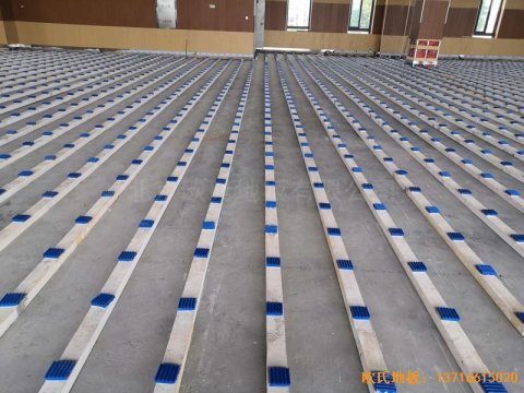 南京埔口区实验小学运动木地板安装案例