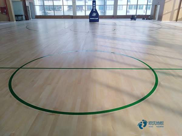 篮球体育木地板画线3