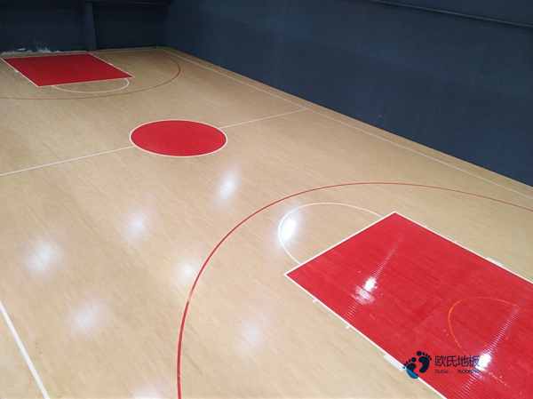 大学篮球运动地板施工单位1